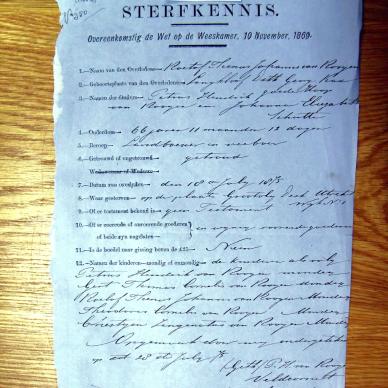 ROOYEN Roelof Teunis Johannes van,