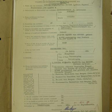 ROOYEN Louisa Susanna VAN  nee WEYERS - oorlede 24 Jul 1964