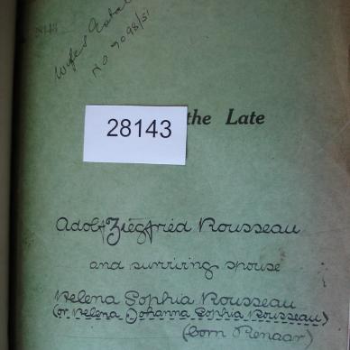 28143 ROUSSEAU Adolf Ziegfried a