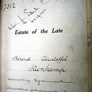 STEENKAMP Barend Christoffel
