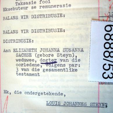 6888-53 STEYN Hendrik Jacobus d