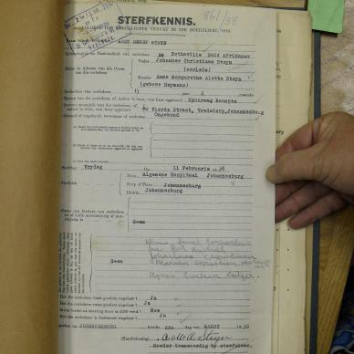 STEYN Addy Henry - oorlede 11 Feb 1938