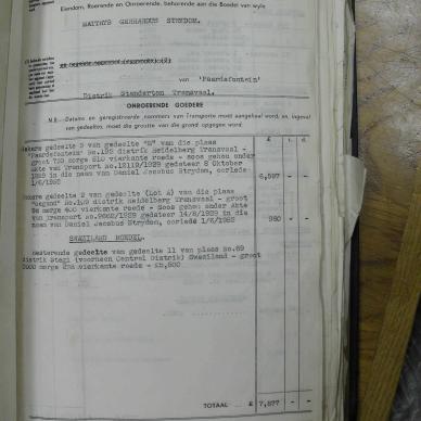 STRYDOM Matthys Gerhardus - oorlede 19 Apr 1953