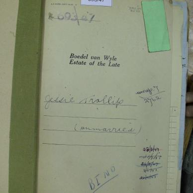 TROLLIP JESSIE - died 23 Nov 1946