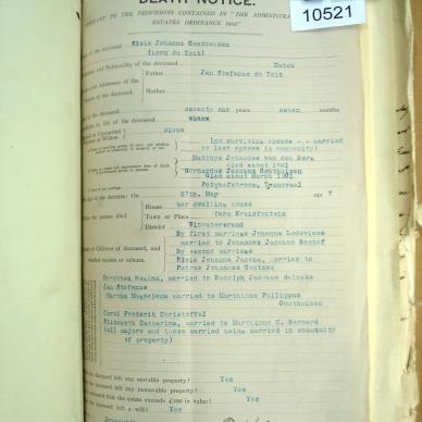 10521 TOIT Elsie Johanna, du ref TAB MHG 10521 _02