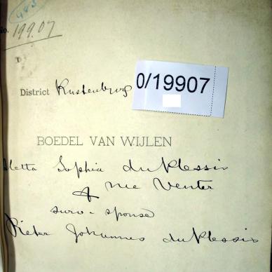 0-19907 VENTER PLESSIS WALT a