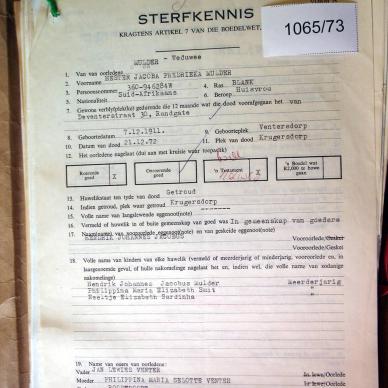 1065-73 VENTER Hester Jacoba Fredrieka b