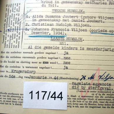 117-44 VILJOEN Willem Jacobus d