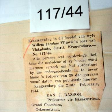 117-44 VILJOEN Willem Jacobus g