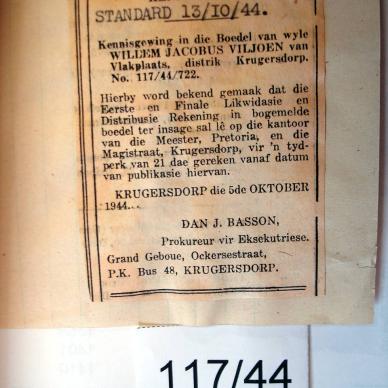 117-44 VILJOEN Willem Jacobus h