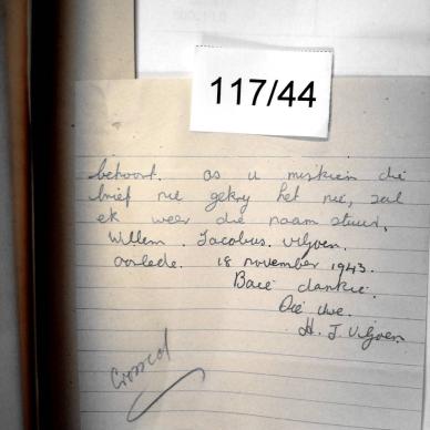 117-44 VILJOEN Willem Jacobus o