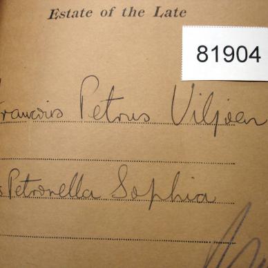 VILJOEN Francois Petrus