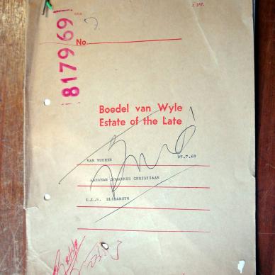 8179-69 VAN VUUREN Abrham Johannes Christiaan a