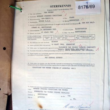 8179-69 VAN VUUREN Abrham Johannes Christiaan b