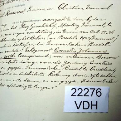 22276 WILKE Cornelis Johannes Joachim g