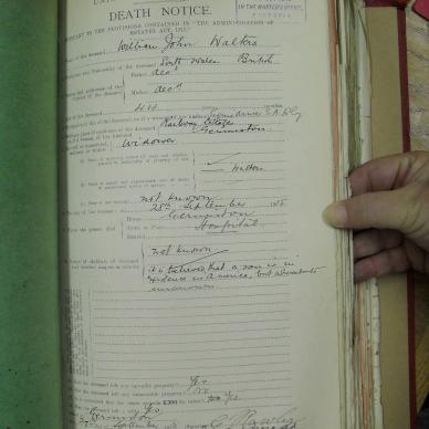 WALTERS William John - died 28 Sept 1915