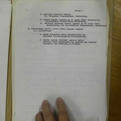 WEYERS Mattheus Johannes - oorlede 24 Mrt 1966