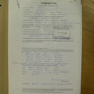 WEYERS Johannes Jacobus - oorlede 26 Jul 1975
