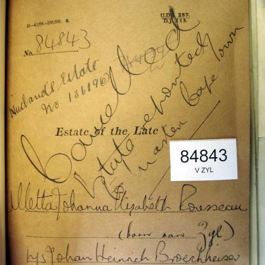 ZYL Alletta Johanna Elizabeth, van