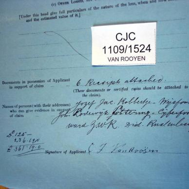 CJC 1109-1524 VAN ROOYEN Cornelius Johannes b