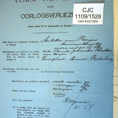 CJC 1109-1528 VAN ROOYEN Cornelius Johannes g