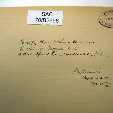 SAC 70-B2696 FERGUSON George Warren _20