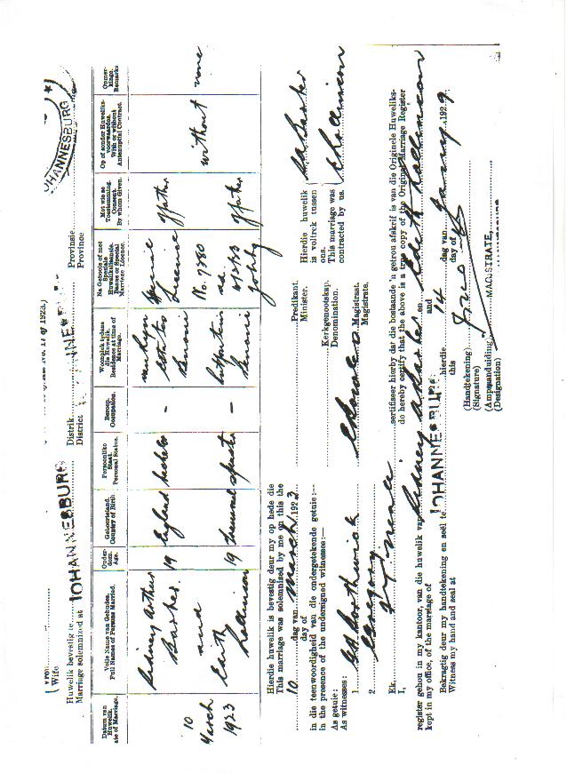 BARBER, Edith born Rollinson  TAB WLD 54/1929 Marriage