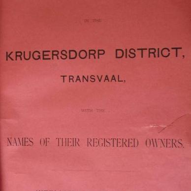 KRUGERSDORP List of farms 1900 (TAB TPK 152)  _01