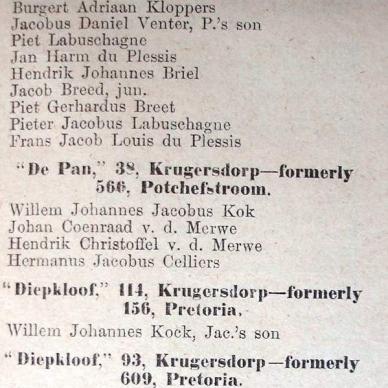 KRUGERSDORP List of farms 1900 (TAB TPK 152)  _03