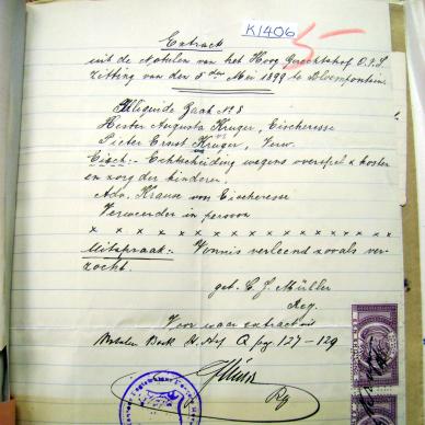 BOSHOFF Hester Augusta, ref K1406 _03