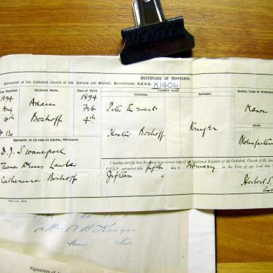 BOSHOFF Hester Augusta, ref K1406 _12