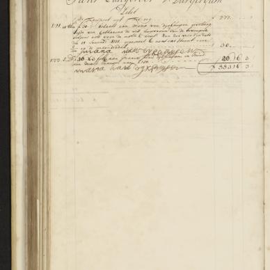 LANGEVELT Pieter - uit Durgerdam, Adelborst, 1714 (Debit B)